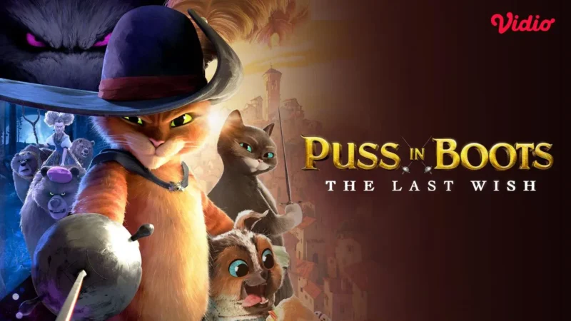 Film Puss in Boots: The Last Wish di Vidio: Puss Tampil Emosional & Menegangkan Menantang Maut