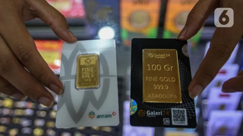 Harga Emas Antam Terjun Bebas, Buyback Merosot Rp 52.000