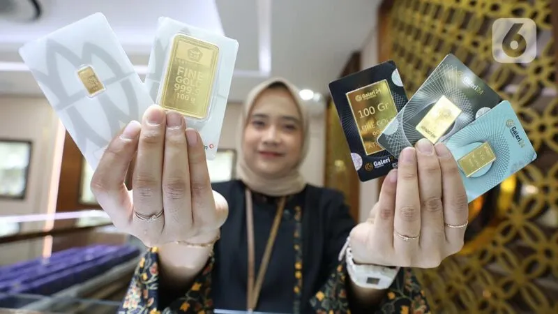 Harga Emas Pegadaian Hari Ini Lebih Murah, Cek Daftarnya