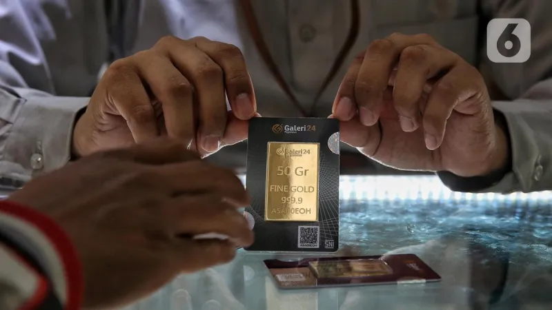 Harga Emas Pegadaian Hari Ini: UBS Alami Penurunan Terbesar