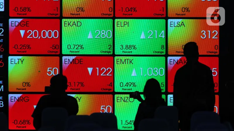 IHSG Sesi Pertama Melambung ke 5.599