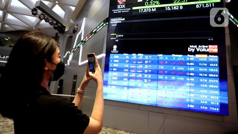 IHSG Sesi Pertama Tersungkur ke 5.789